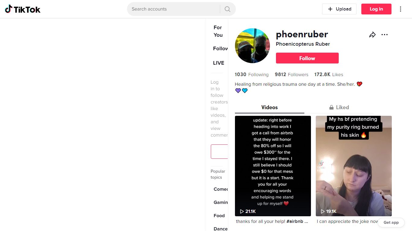 Phoenicopterus Ruber (@phoenruber) TikTok | Watch Phoenicopterus Ruber ...
